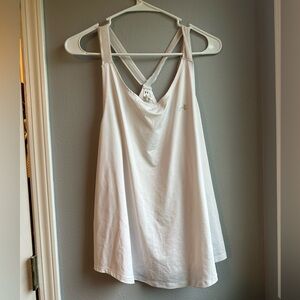 White Athletic Tank Top